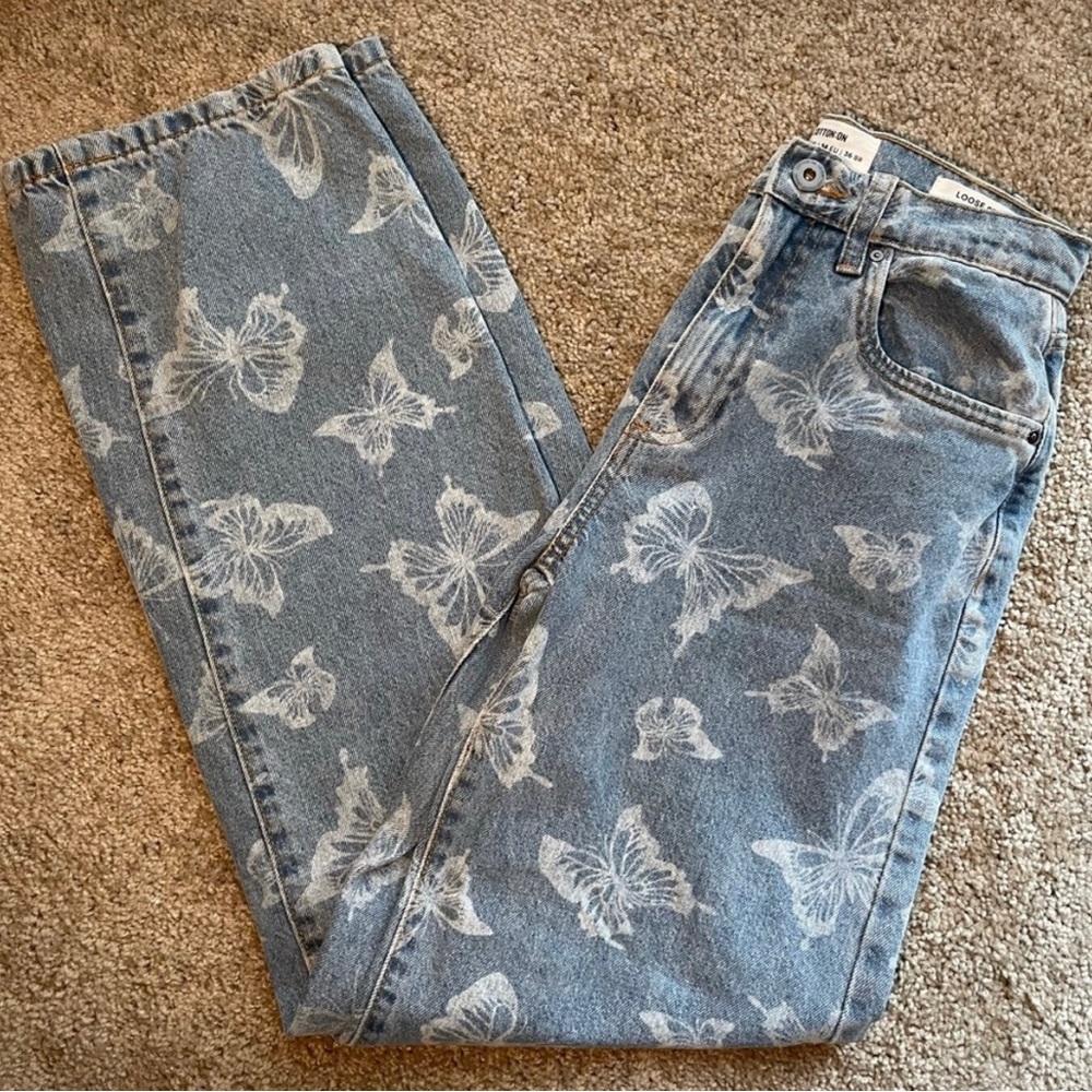 Cotton On Butterfly Straight Jeans